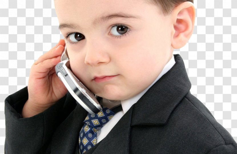 Mobile Phones Child Boy Hairstyle - Telephone Call Transparent PNG