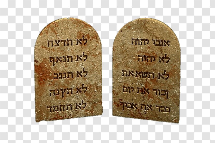 Jewish Cuisine Ten Commandments Judaism Book Of Exodus God - Moses Transparent PNG