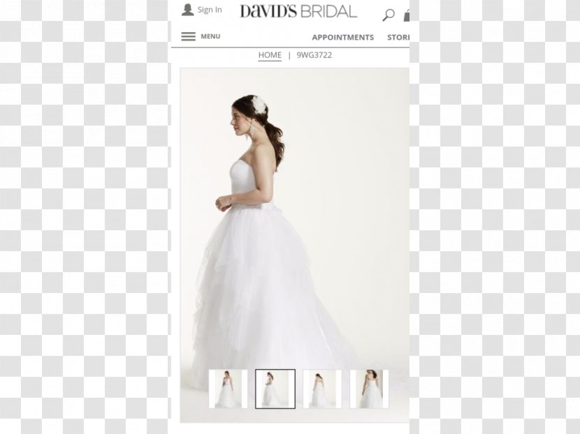Wedding Dress Bride Shoulder Cocktail - Frame - Collection Transparent PNG