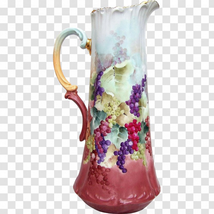 Jug Limoges Vase Porcelain Jardiniere - Beer Stein Transparent PNG