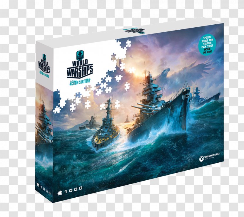 Jigsaw Puzzles World Of Tanks Merlin Publishing Warships Puzzle - German Battleships PuzzleShip Transparent PNG