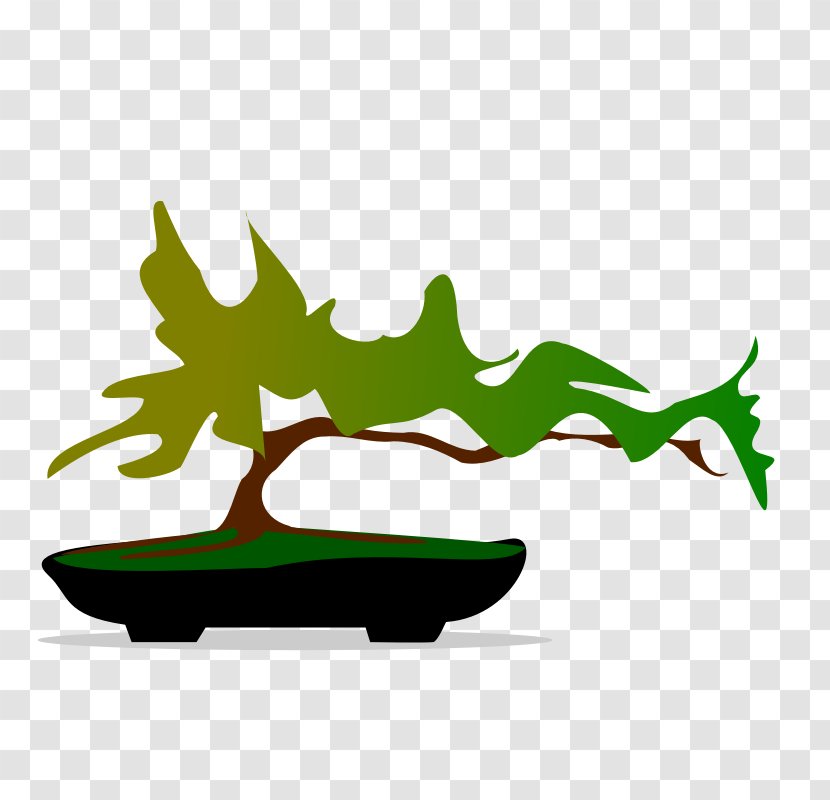 Favicon Tree Clip Art - Bonsai - Clipart Transparent PNG