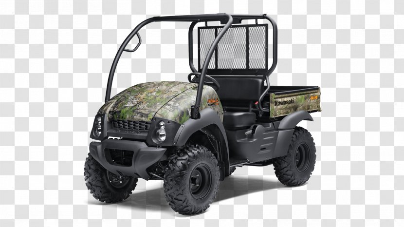 Kawasaki MULE Car Heavy Industries Motorcycle & Engine Side By Four-wheel Drive - Automotive Tire Transparent PNG