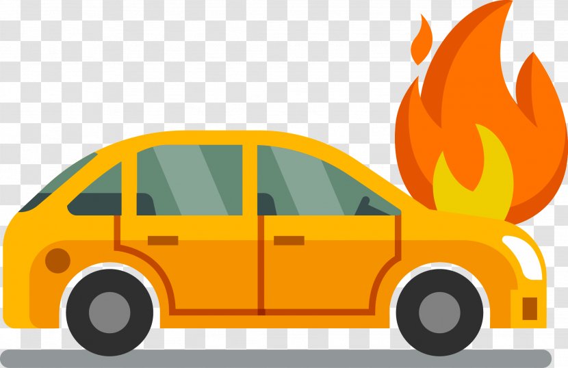 Compact Car Insurance Motor Vehicle Service - Door - On Fire Transparent PNG