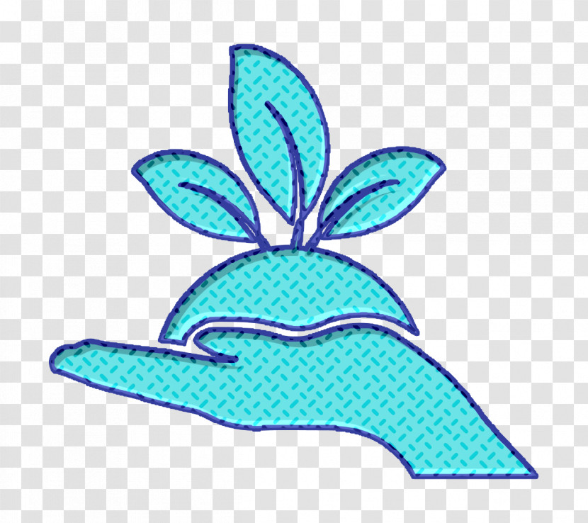 Plant On A Hand Icon Hand Icon Nature Icon Transparent PNG