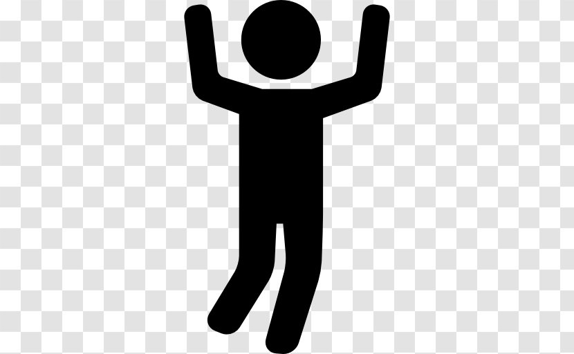 Clip Art - Thumb - Jumping Up People Transparent PNG