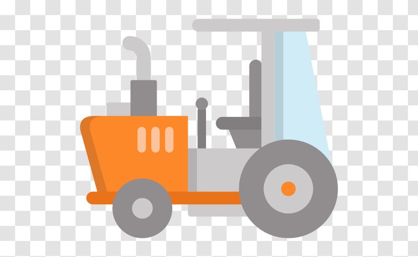 Orange Vehicle Tool - Tractor - Utensilio Transparent PNG