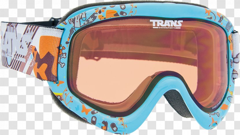 Goggles SP Media Agentur GmbH Sunglasses Snowboarding - Personal Protective Equipment - Turqoise Transparent PNG