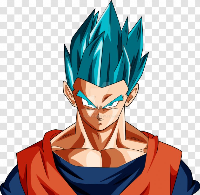 Gohan Goku Vegeta Frieza Trunks - Silhouette - Blue Pallet Transparent PNG