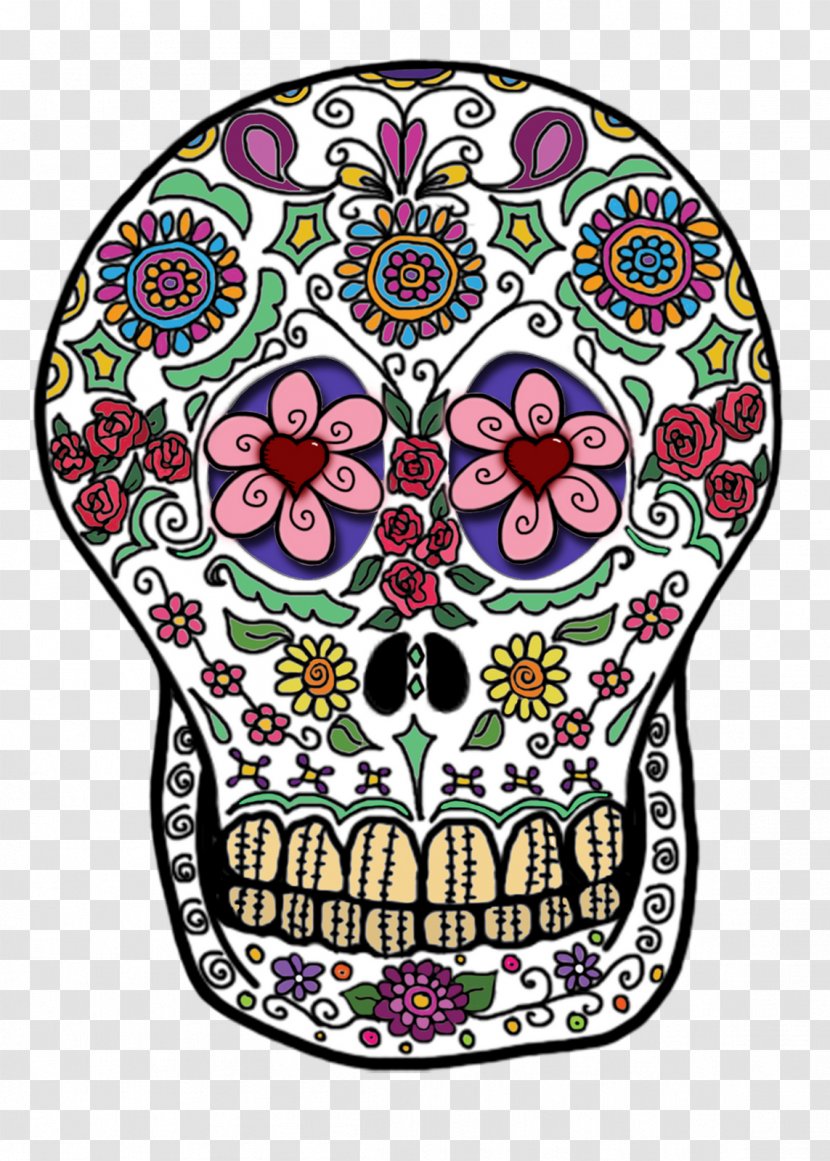 La Calavera Catrina T-shirt Day Of The Dead Skull - In Transparent PNG