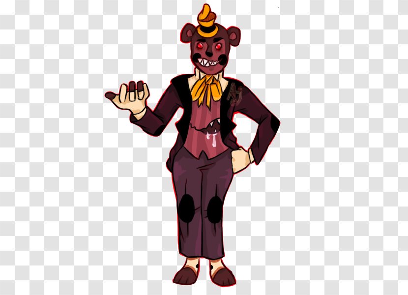 Joker Costume Design Clip Art - Freddy Fazbear Furry Transparent PNG