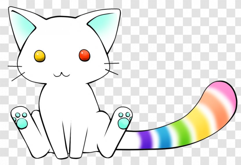 Kitten Whiskers Domestic Short-haired Cat Rainbow - Watercolor Transparent PNG