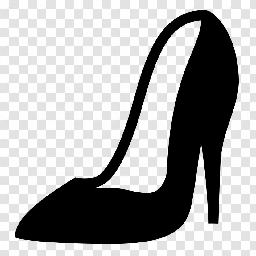 High-heeled Shoe Footwear Woman - Black Transparent PNG