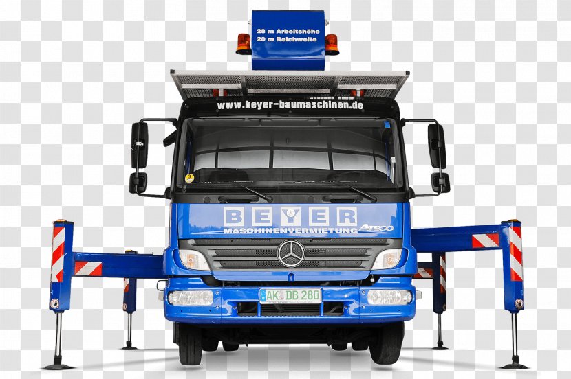 Truck Hoogwerker Arbeitsbühne Arbeitshöhe Commercial Vehicle Transparent PNG