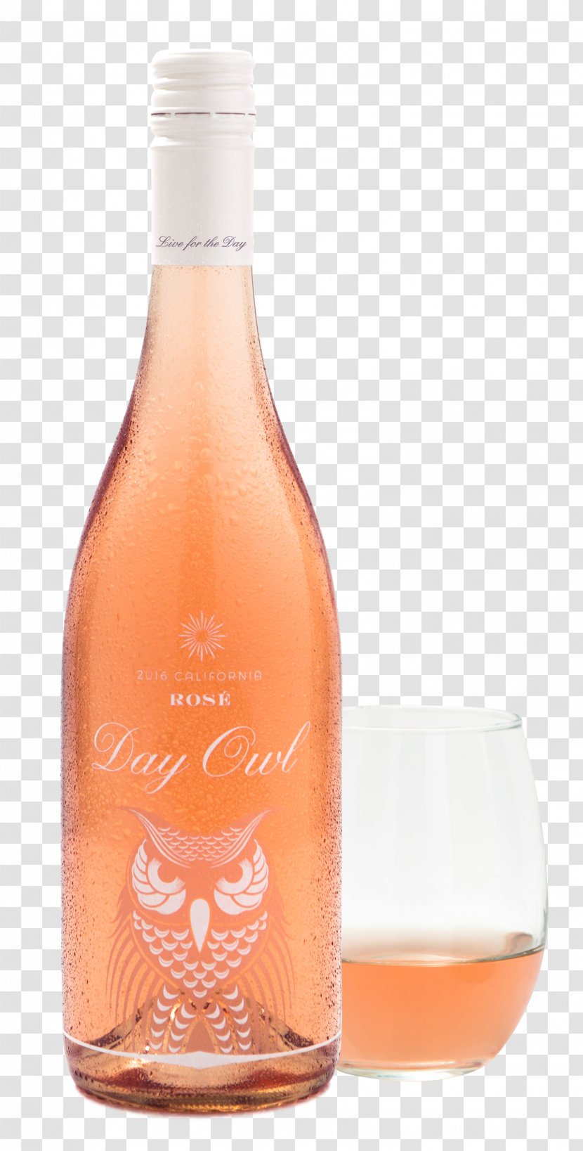 Liqueur Wine Distilled Beverage Rosé Riesling - Bottle Transparent PNG