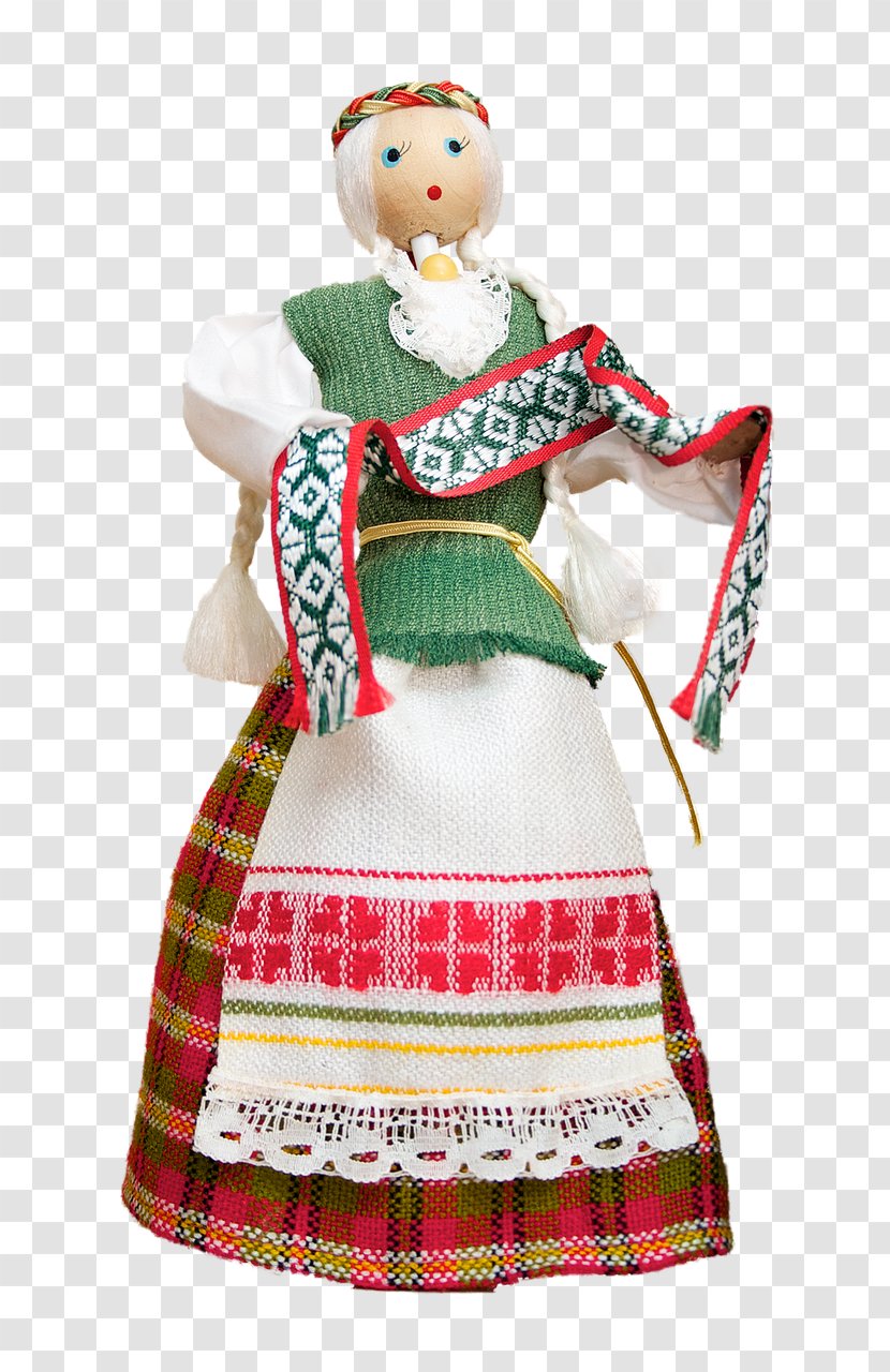 Doll Gargždai Lithuanian Folk Costume - Tradition Transparent PNG