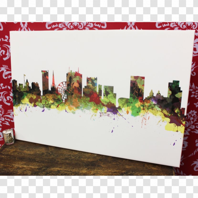 Cities: Skylines Nottingham City Canvas Print - Panorama Transparent PNG