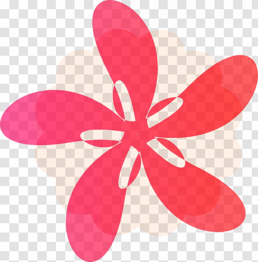 Pink Petal Clip Art Flower Plant - Frangipani Hibiscus Transparent PNG