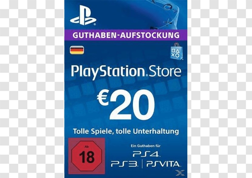 PlayStation Network Card Flash Memory Cards Store - Playstation - Guthaben Transparent PNG