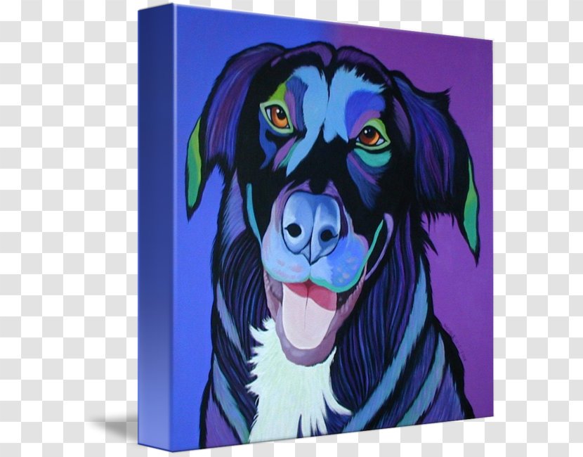 Dog Acrylic Paint Painting Modern Art - Resin Transparent PNG