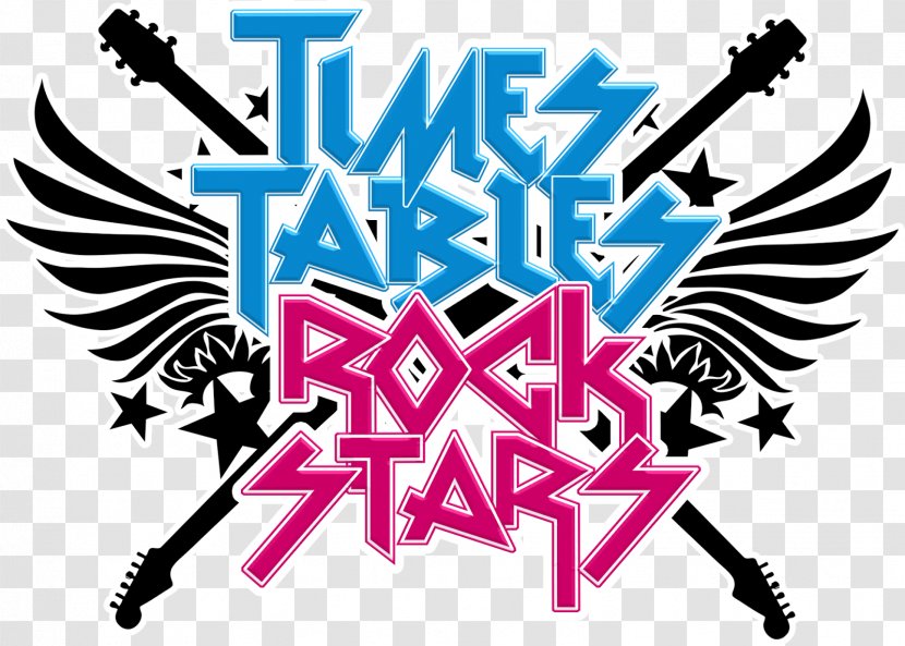 Rockstars Multiplication Table Learning Times Tables Rock Stars - Art Transparent PNG