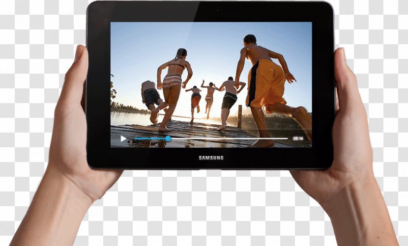 Samsung Galaxy Tab A 10.1 S III Display Device - Technology - Tablet In Hands Image Transparent PNG