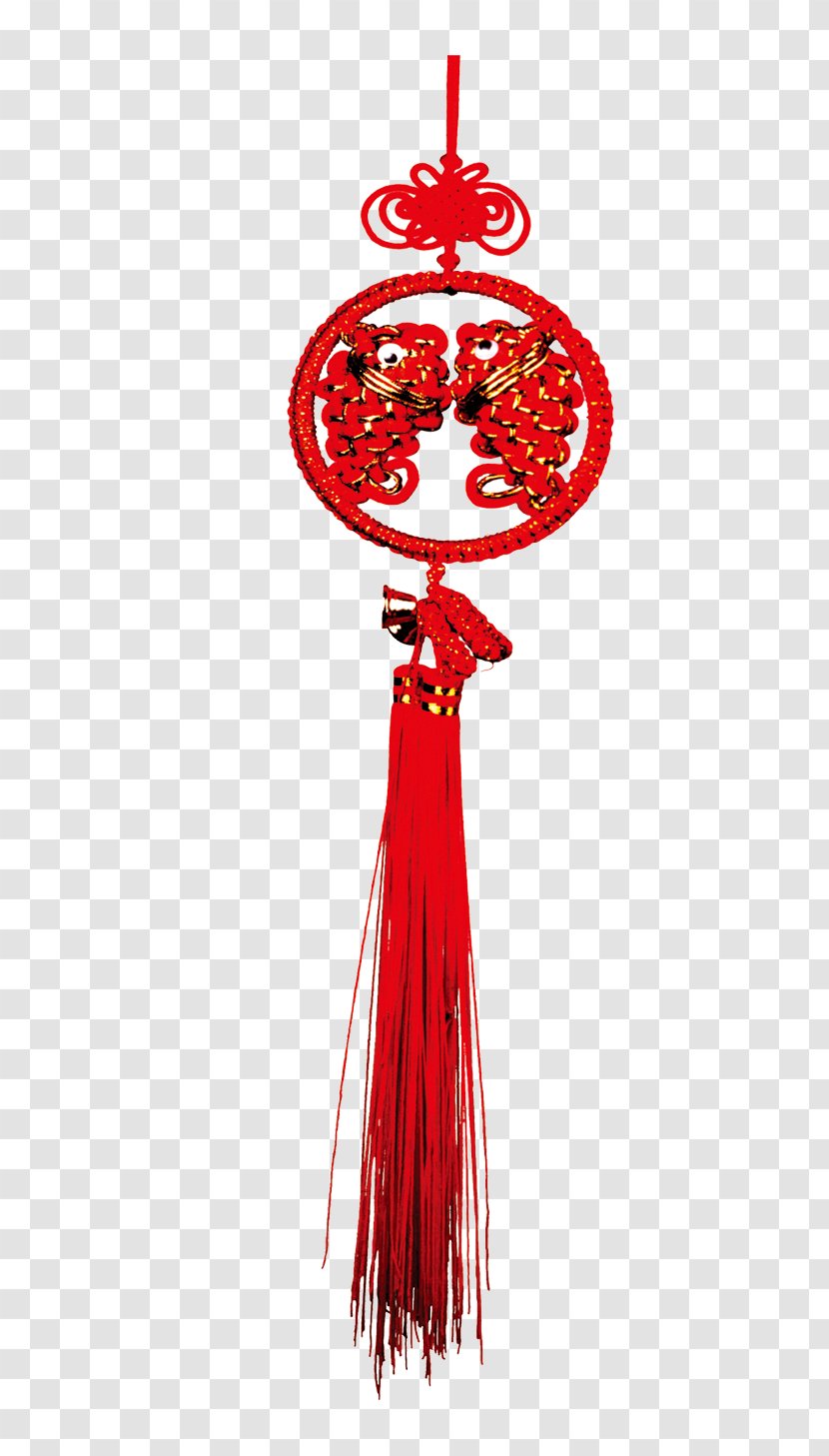 Chinesischer Knoten Drawing - Search Engine - Red Pisces Chinese Knot Transparent PNG