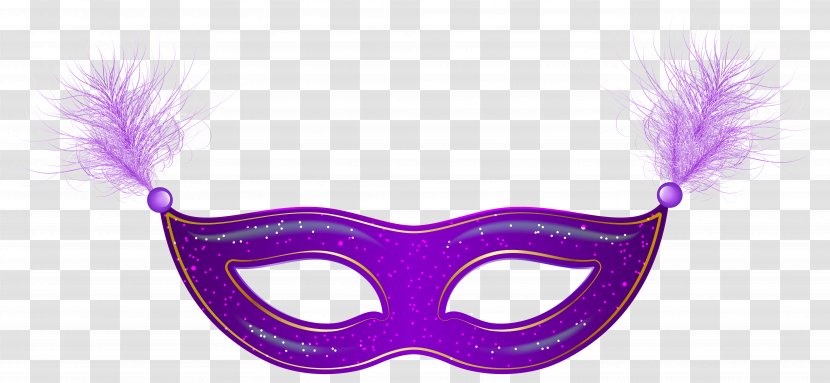 Mask Masquerade Ball Mardi Gras Blacks And Whites' Carnival - Goggles - Purple Clip Art PNG Image Transparent PNG