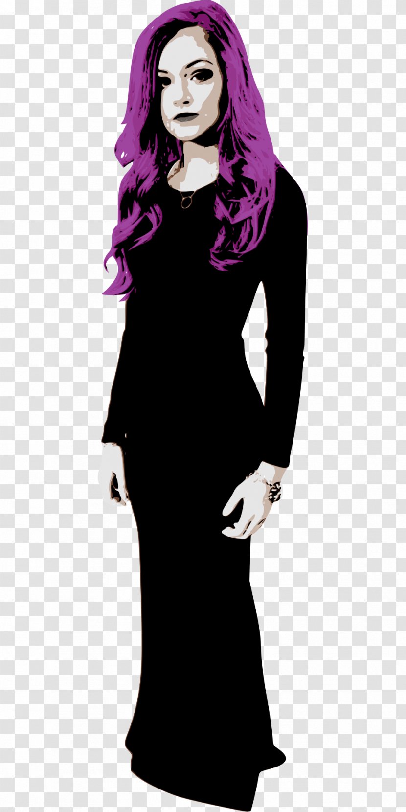Goth - Sleeve - Dress Transparent PNG