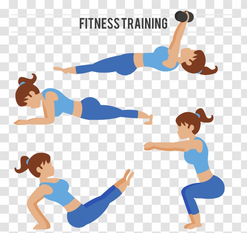 Stretching Physical Exercise Icon - Heart - Fitness Woman Vector Material Transparent PNG