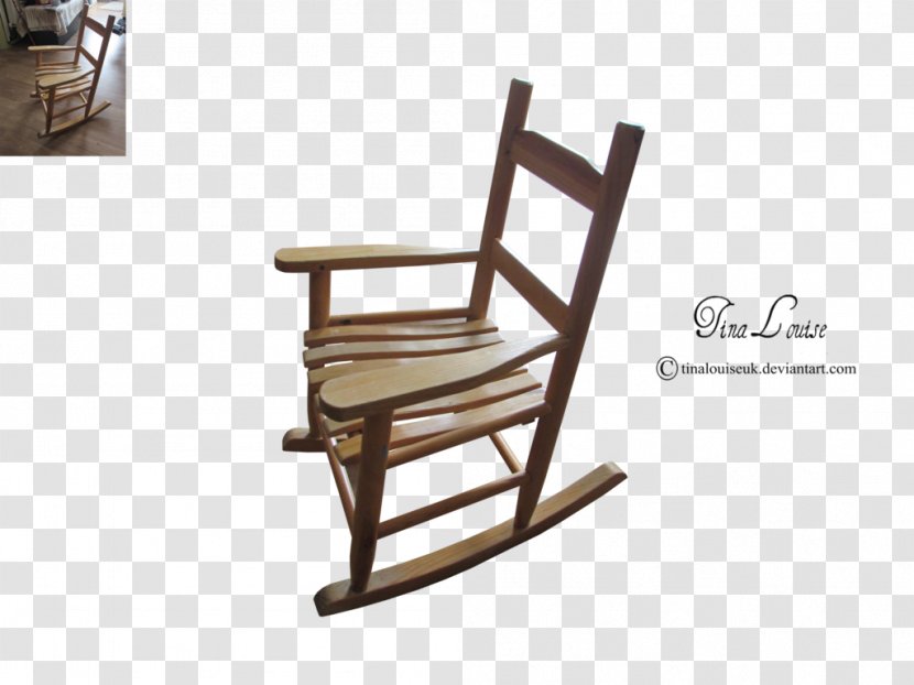 Rocking Chairs Armrest Wood Garden Furniture - Chair Transparent PNG