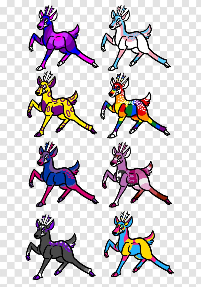 Art Deer Drawing LGBT - Fashion Accessory - Pansexual Pride Flag Transparent PNG