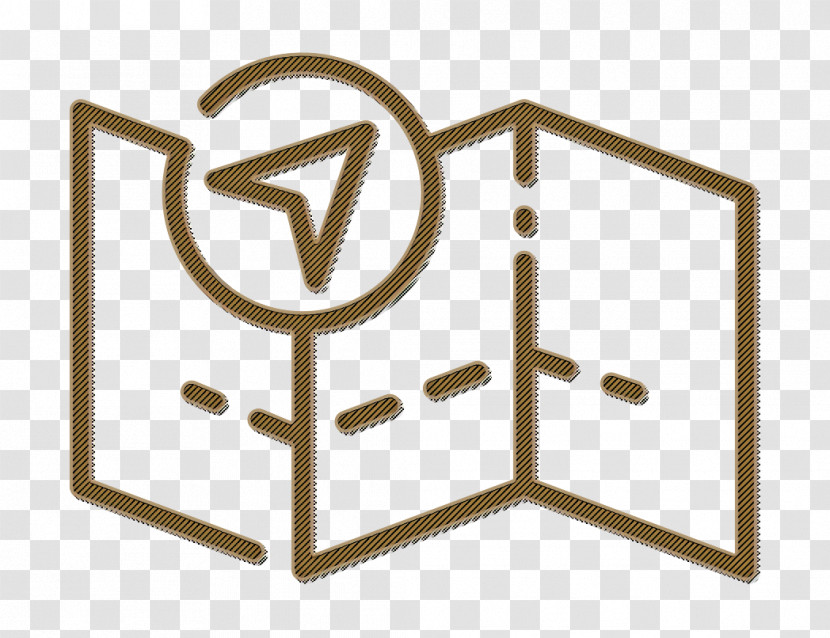 Logistic Icon Compass Icon Map Icon Transparent PNG