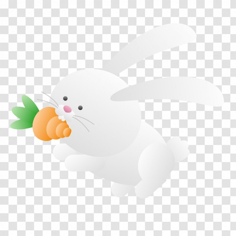 Leporids Icon - Cat Like Mammal - Bite Carrot Cute Bunny Transparent PNG