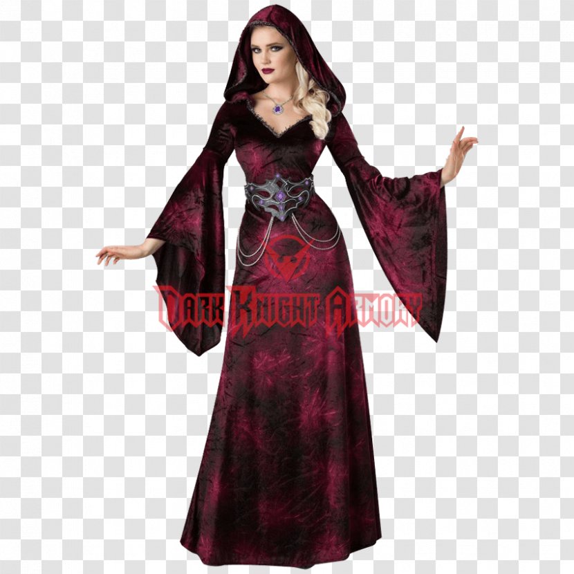 Melisandre Robe Halloween Costume Gown - Purple - Dress Transparent PNG