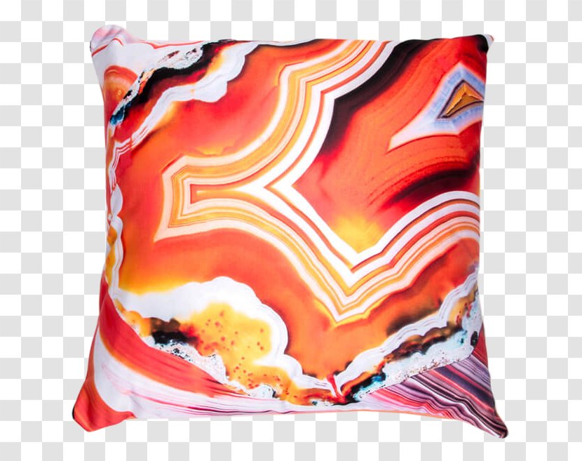 Throw Pillows Cushion Textile Orange Transparent PNG