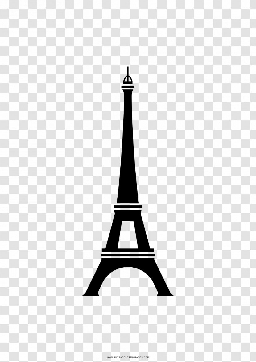 Eiffel Tower Coloring Book Ausmalbild Drawing Transparent PNG