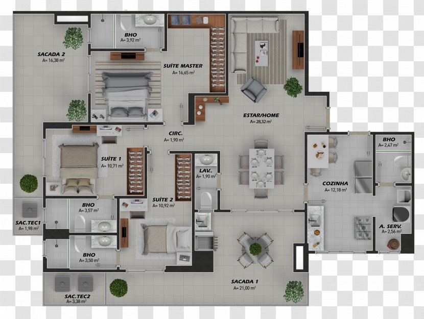 Floor Plan Property - Design Transparent PNG