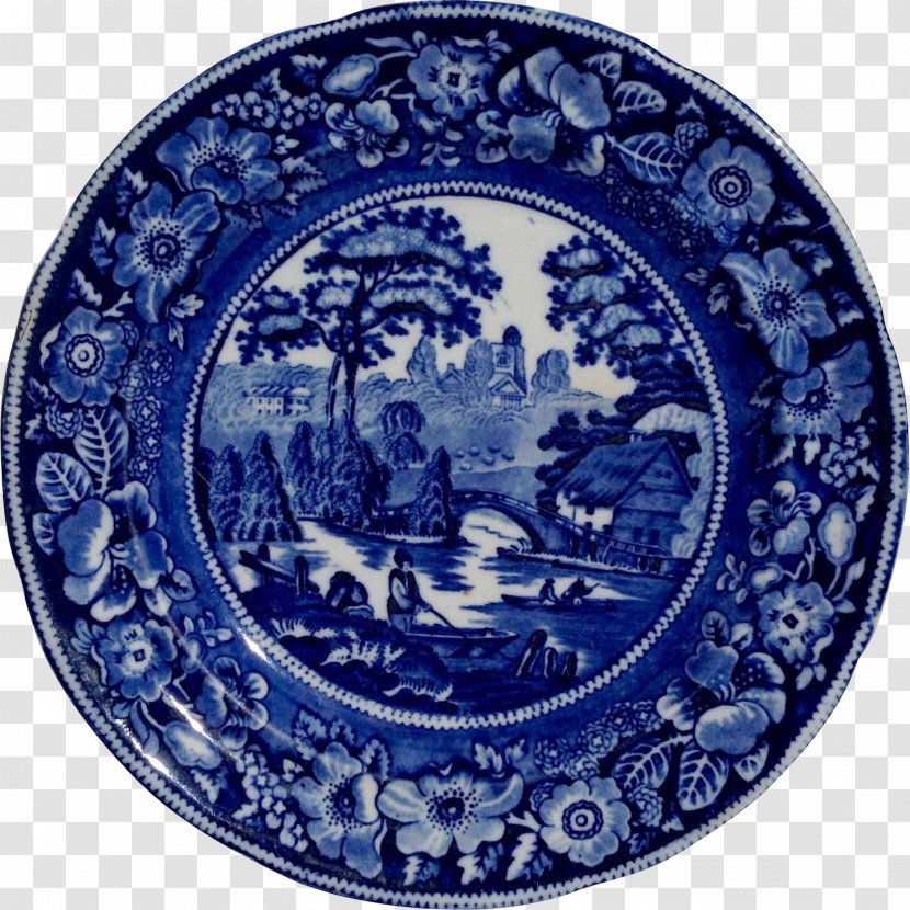 Plate Transferware Pottery YouTube Staffordshire - Porcelain Transparent PNG