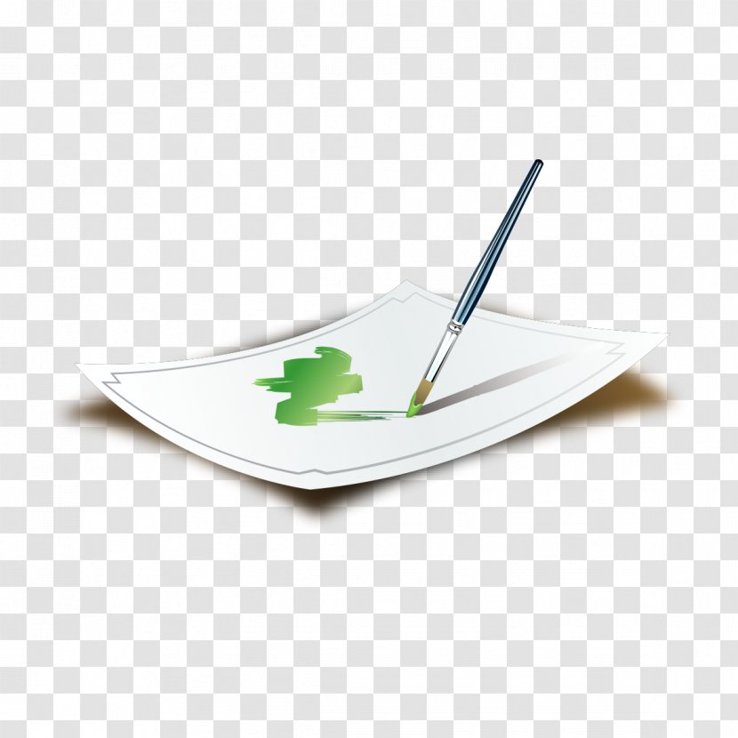 Paper Painting Pen - Drawing And Transparent PNG