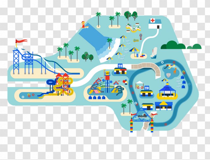 LEGOLAND Florida Water Park Legoland Malaysia Resort Legolandxae Dubai - Illustrator - Blue Amusement Transparent PNG