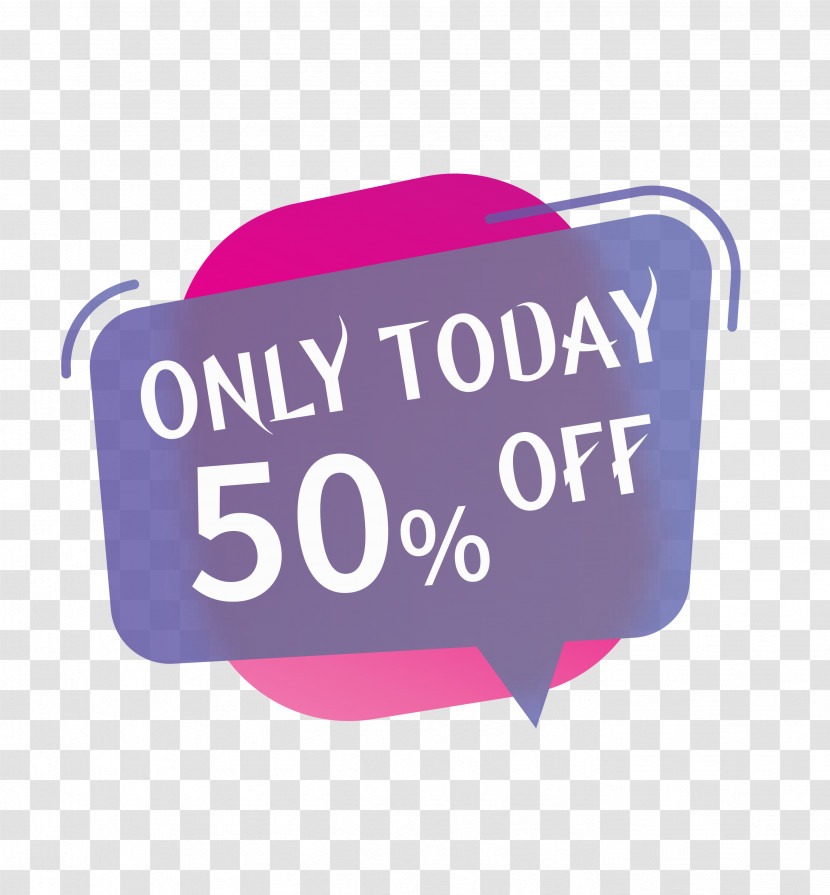 50 Off Sale Only Today Sale Transparent PNG