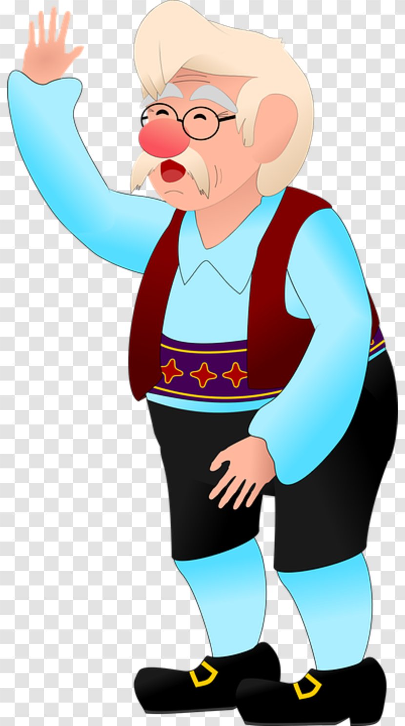Geppetto The Adventures Of Pinocchio Clip Art - Cartoon - Vector Free Character Transparent PNG