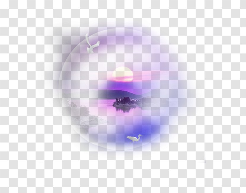 Bead Purple Wallpaper - Transparency And Translucency - Colorful Bubble Transparent PNG