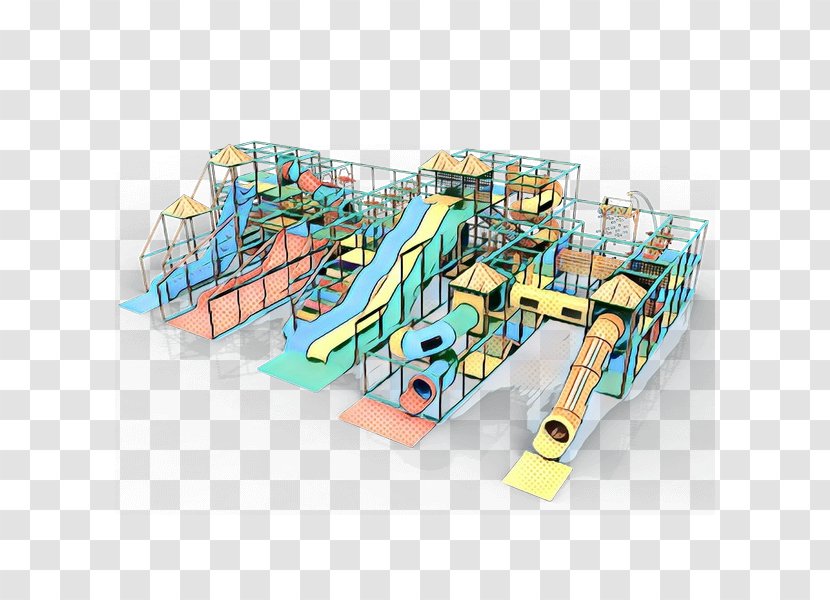 Playground Cartoon - Amusement Park - Nonbuilding Structure Transparent PNG