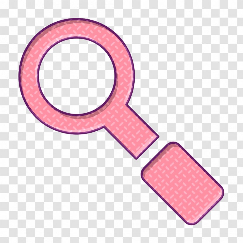 Magnifier Icon Search - Material Property - Cosmetics Transparent PNG
