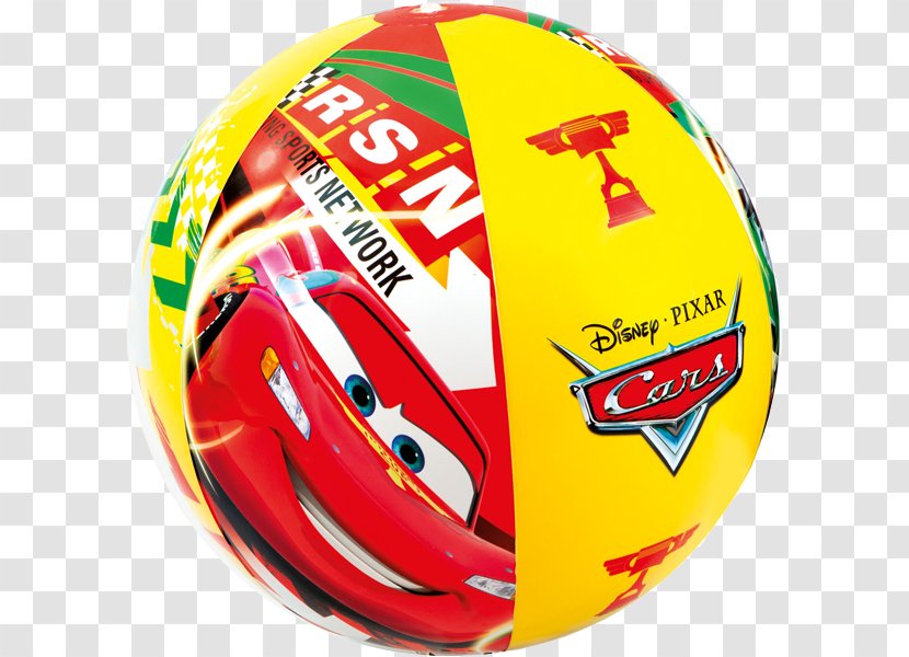 Disney Cars Beach Ball - Motorcycle Helmet Transparent PNG