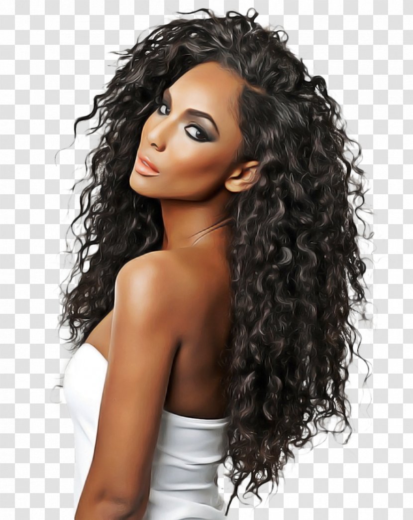 Hair Wig Clothing Hairstyle Costume - Ringlet Jheri Curl Transparent PNG