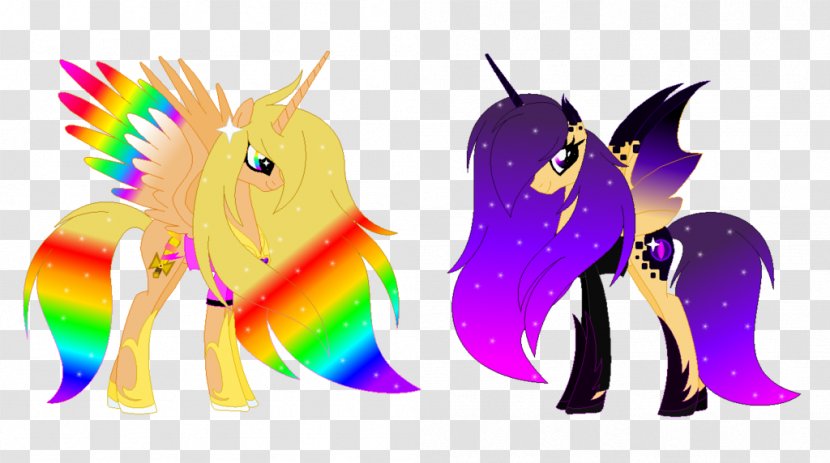 Rainbow Dash YouTube Winged Unicorn Pony Nyan Cat - Horse - Flying Clouds Transparent PNG