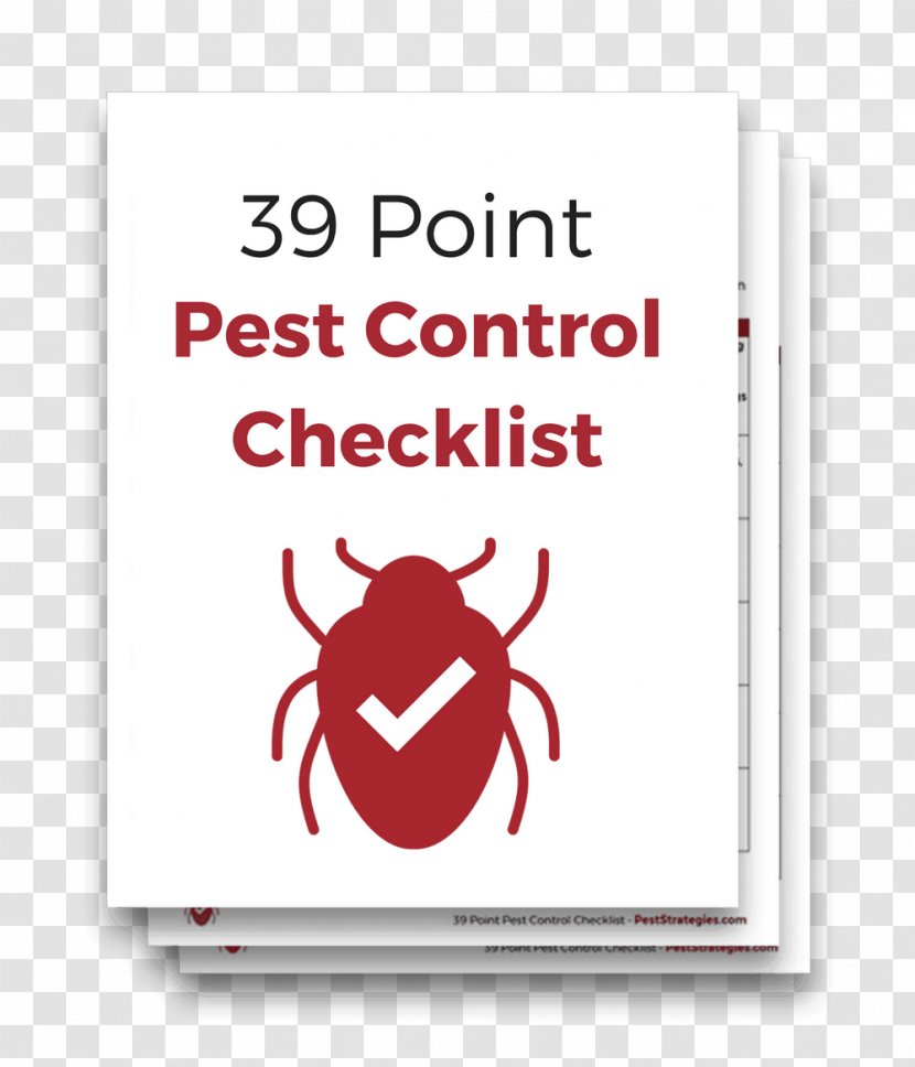 Checklist Pest Control Logo Question - Bug You Not And Rodent Removal Transparent PNG